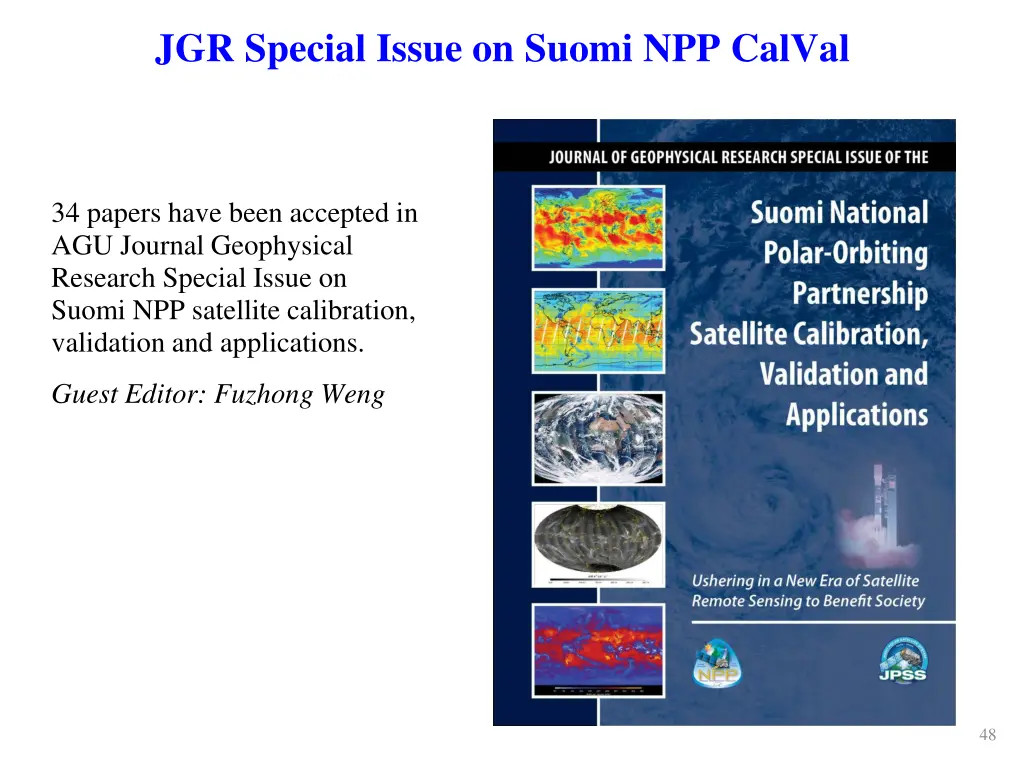 jgr special issue on suomi npp calval