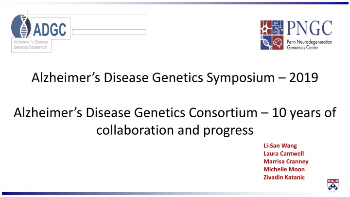 alzheimer s disease genetics symposium 2019