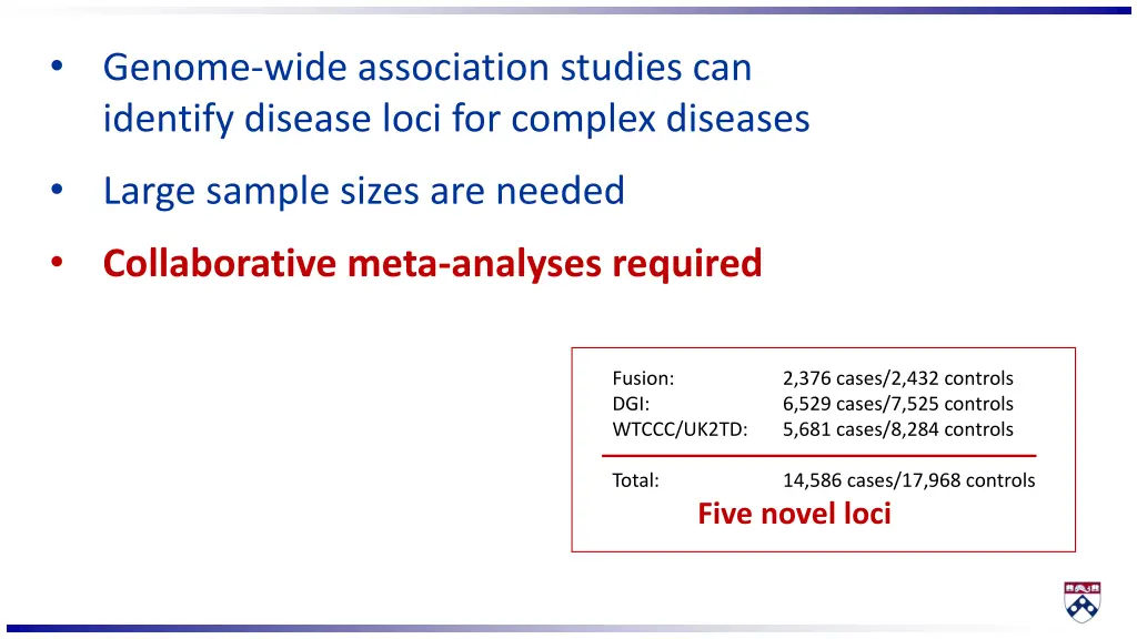 genome wide association studies can identify