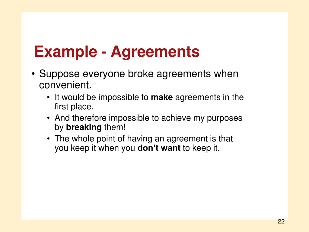 example agreements 1