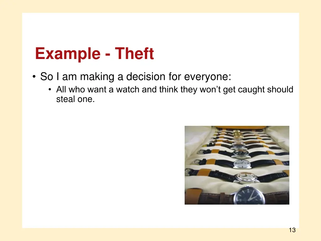 example theft