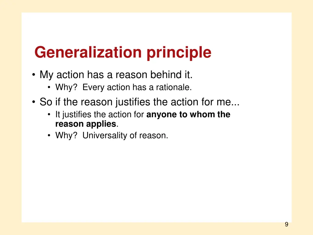 generalization principle 1