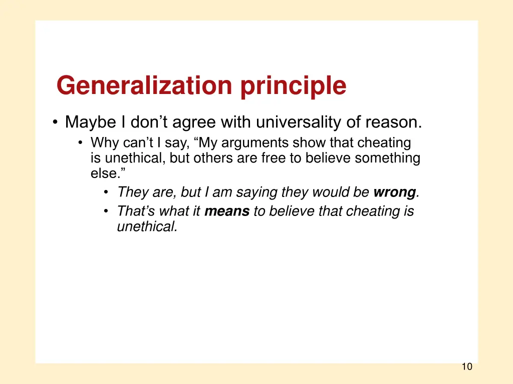 generalization principle 2