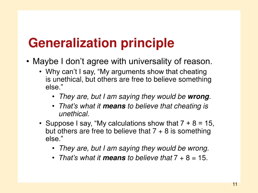 generalization principle 3