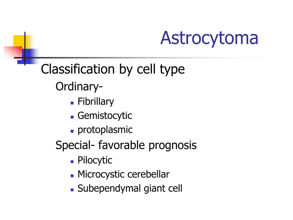 astrocytoma