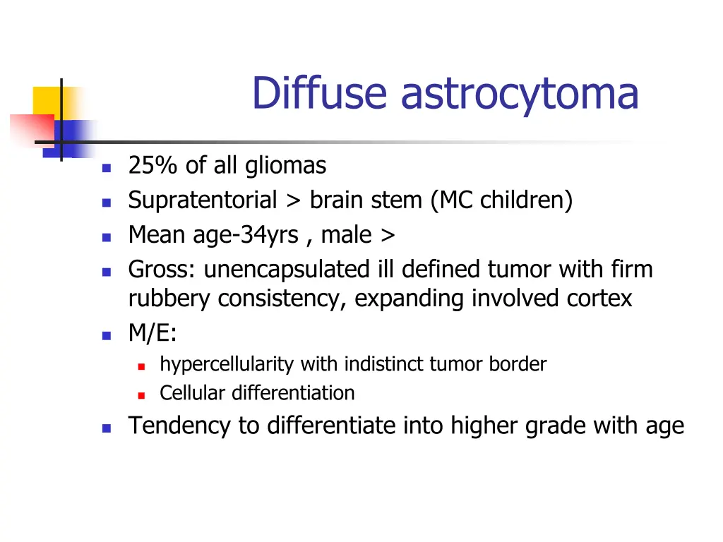 diffuse astrocytoma