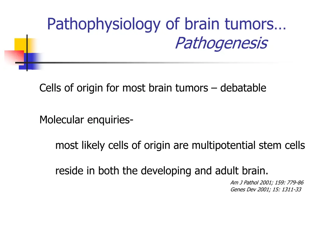 pathophysiology of brain tumors