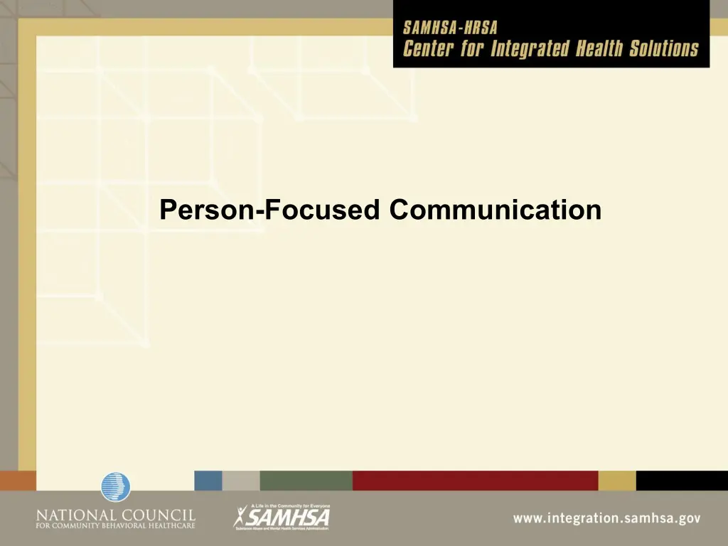 person focused communication