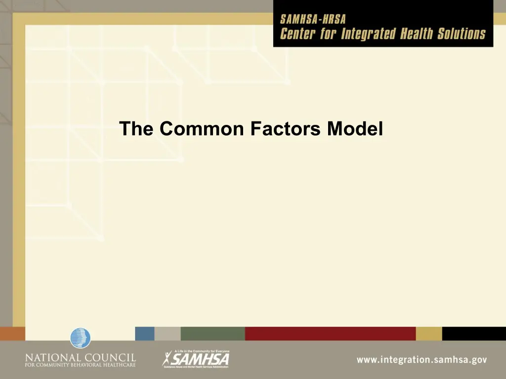 the common factors model