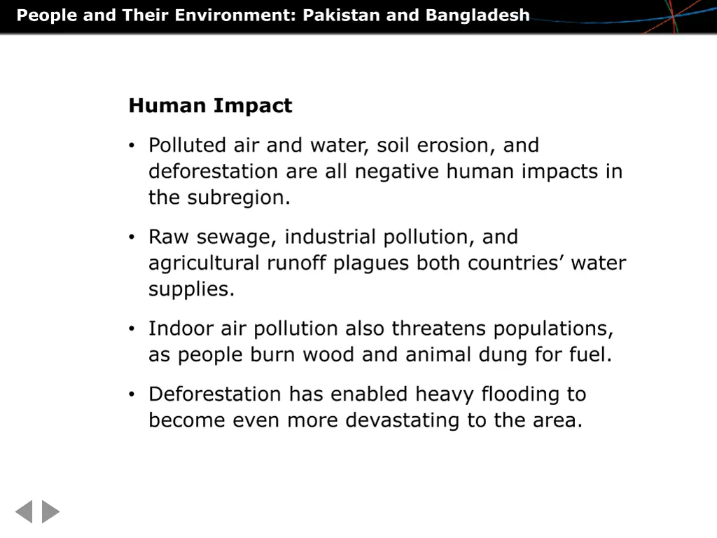 people and their environment pakistan 1