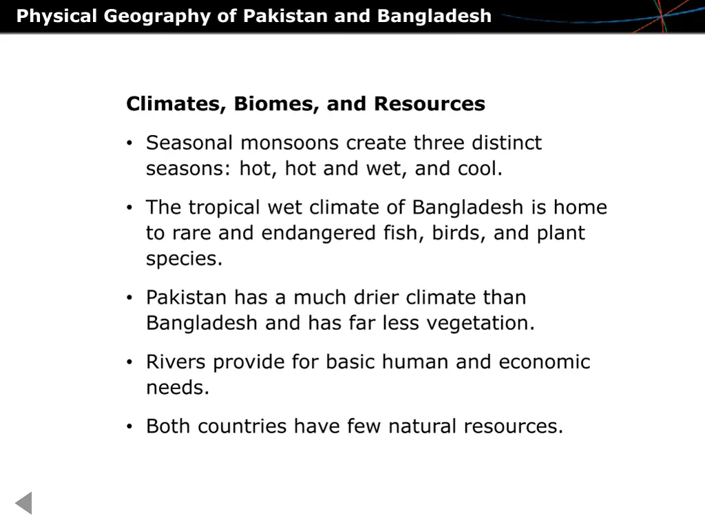 physical geography of pakistan and bangladesh 2