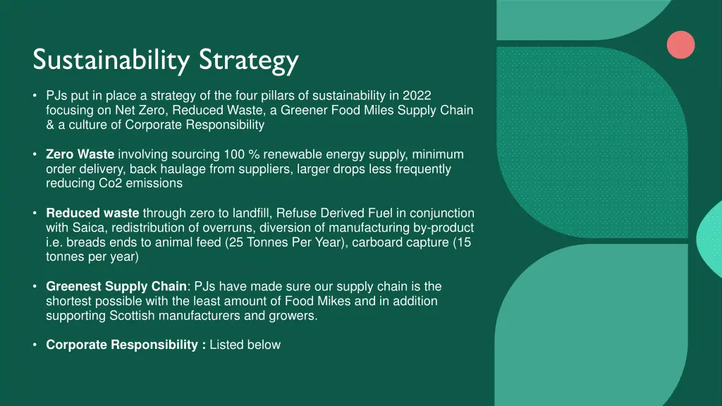 sustainability strategy