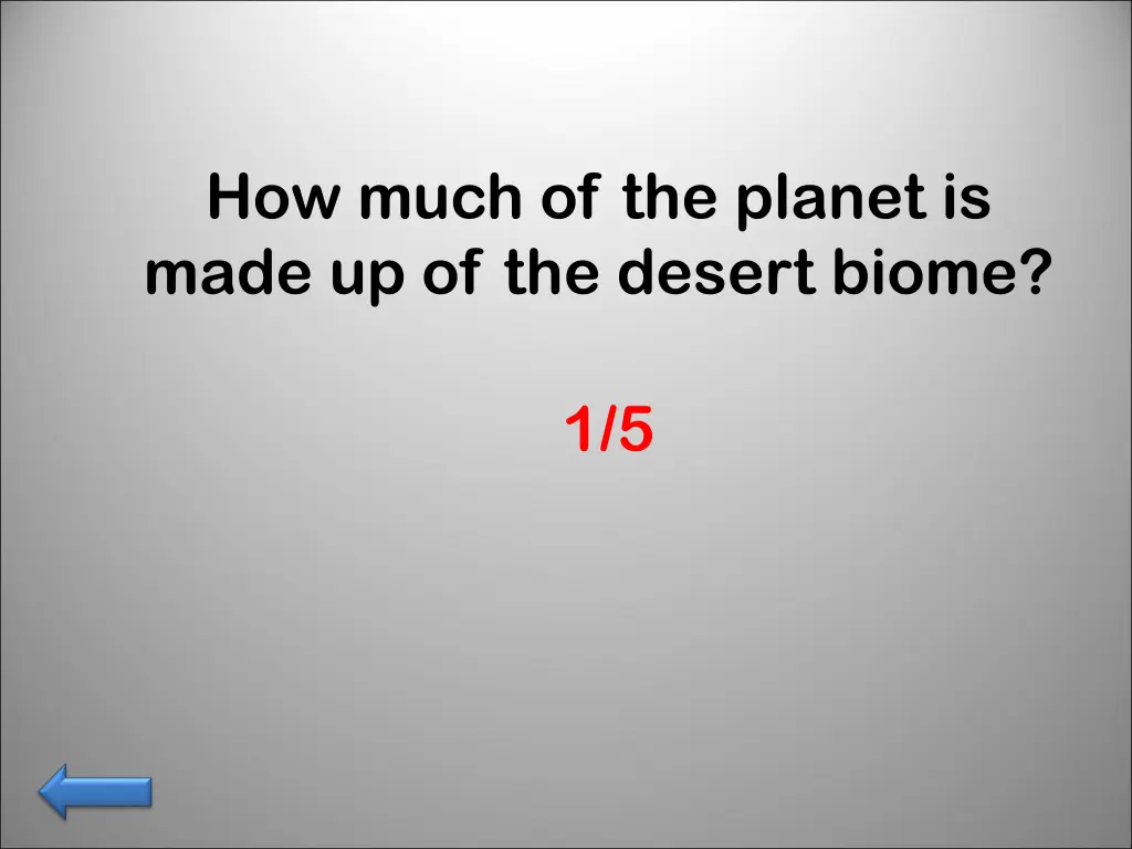 how much of the planet is made up of the desert