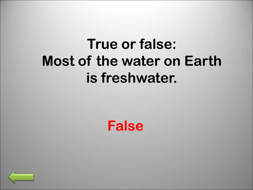 true or false 1