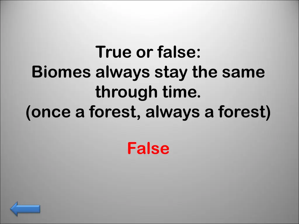 true or false