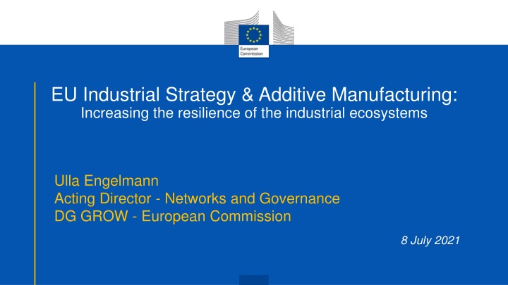 eu industrial strategy additive manufacturing