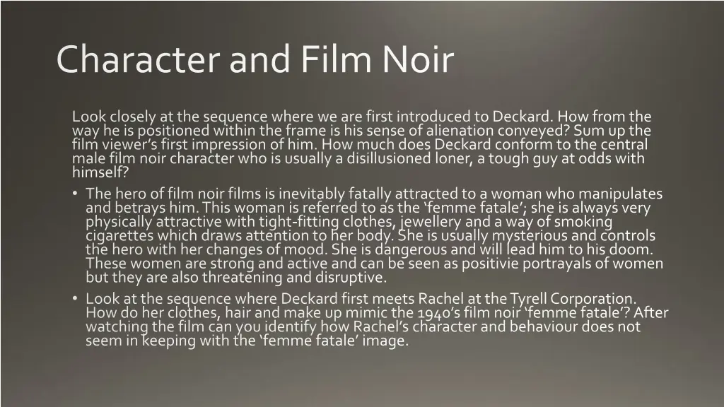 character and film noir