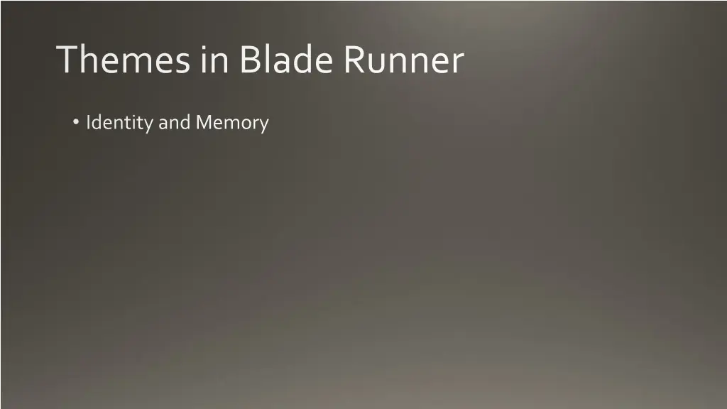 themes in blade runner