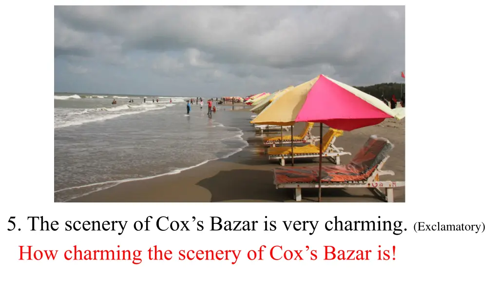 5 the scenery of cox s bazar is very charming