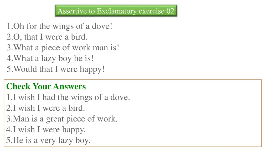 assertive to exclamatory exercise 02 1