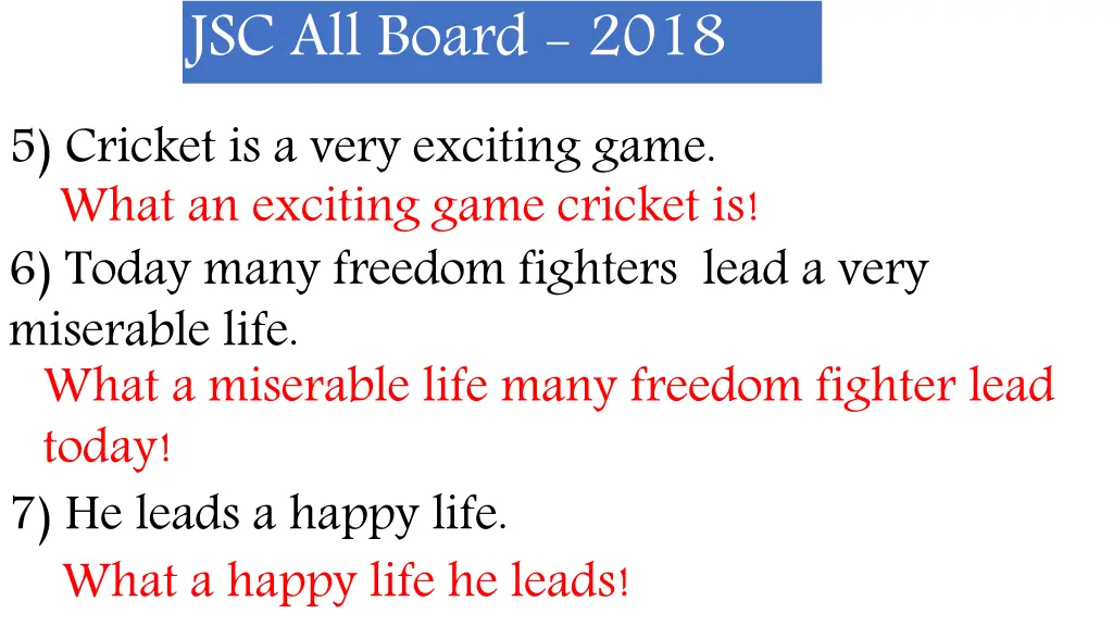 jsc all board 2018 2