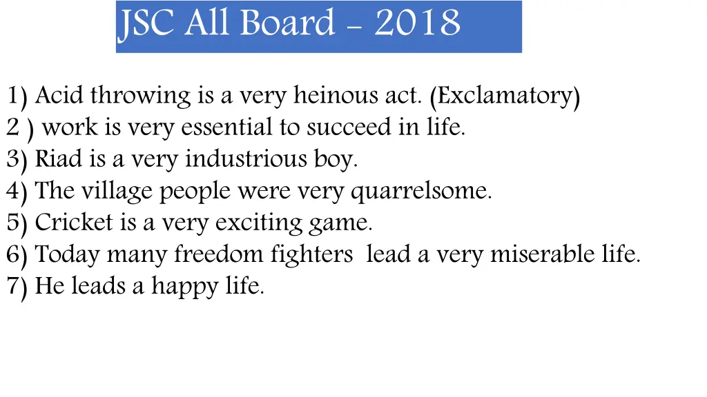 jsc all board 2018