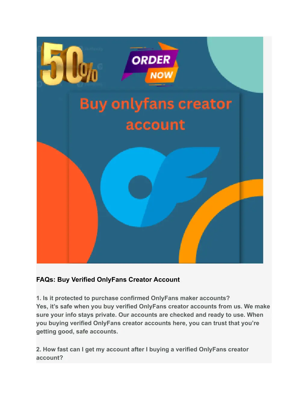 faqs buy verified onlyfans creator account