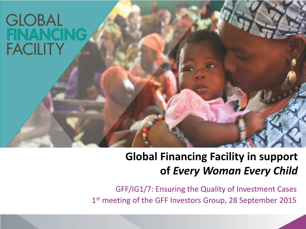 global financing facility in support of every 4