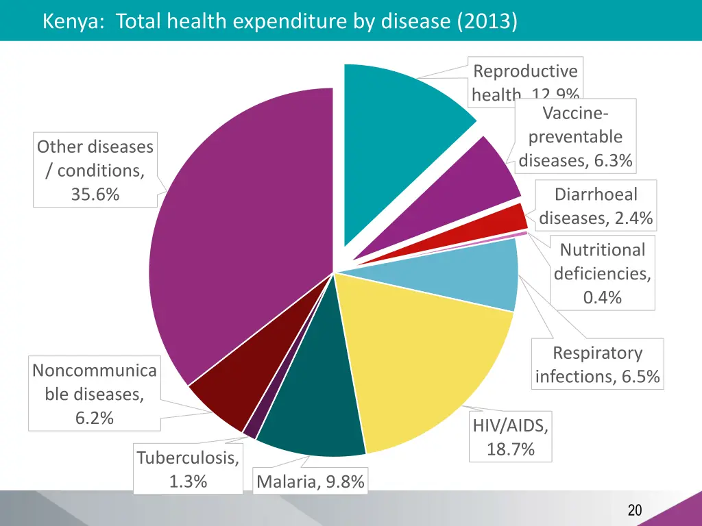 kenya total health expenditure by disease 2013 1