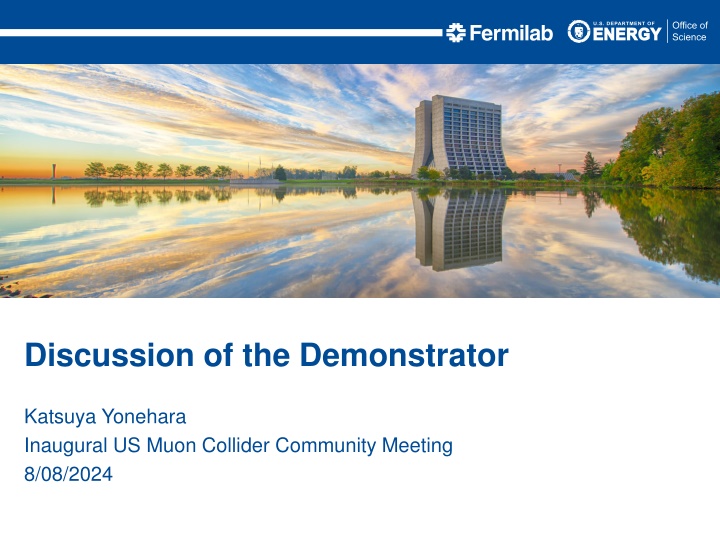 discussion of the demonstrator