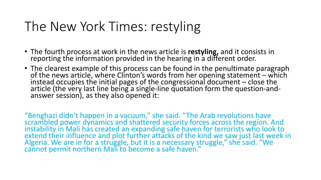 the new york times restyling