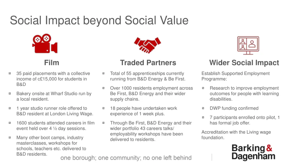 social impact beyond social value