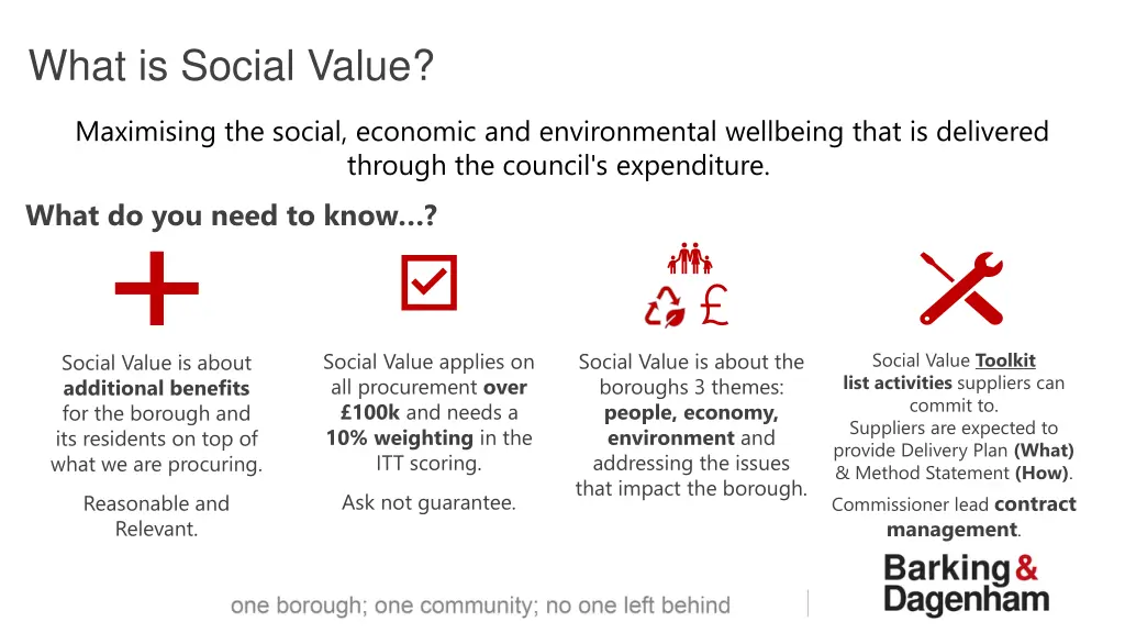 what is social value