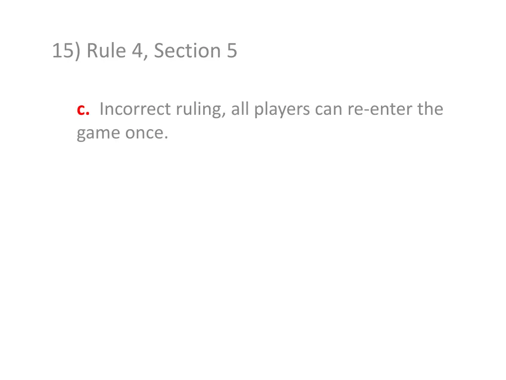 15 rule 4 section 5