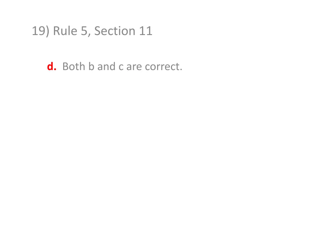 19 rule 5 section 11