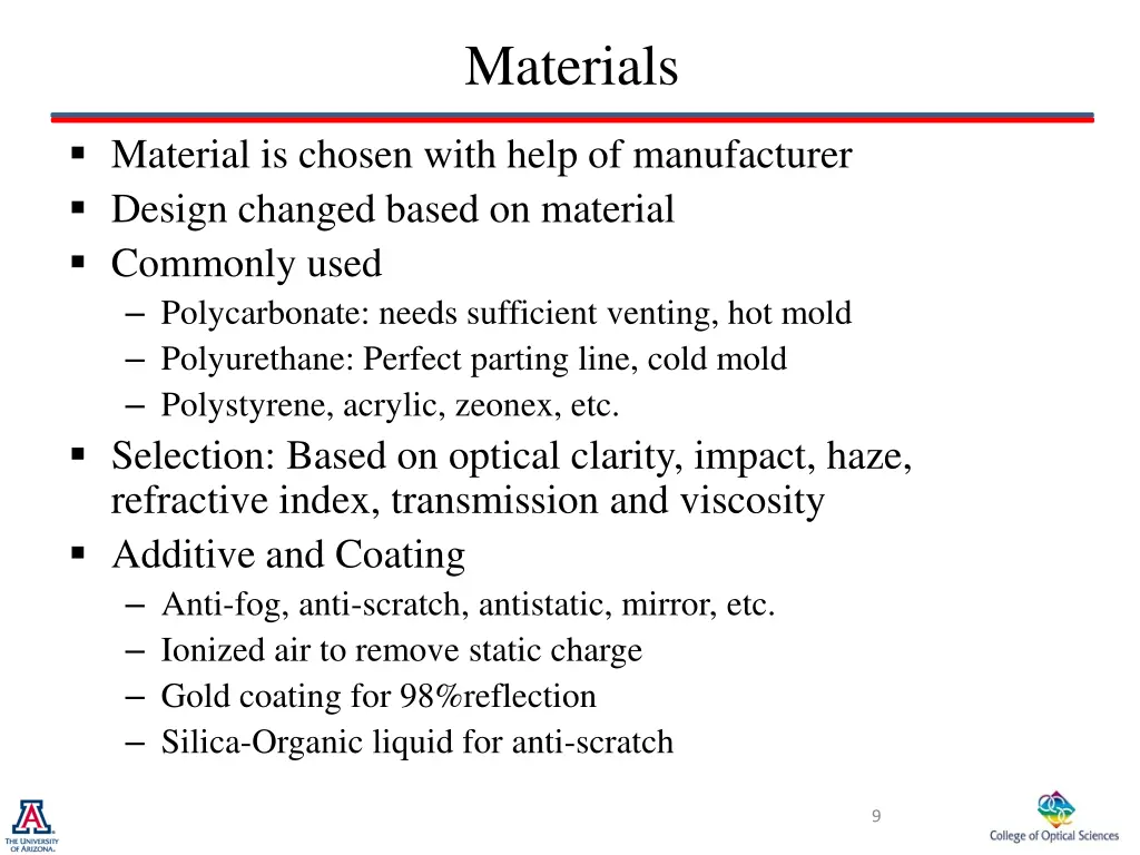 materials