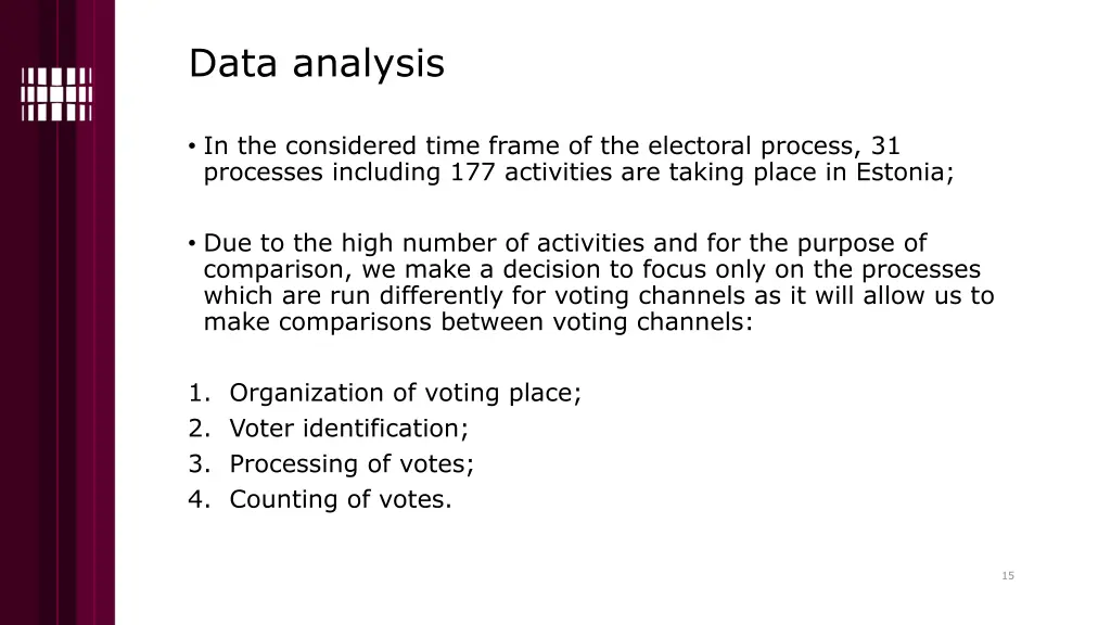 data analysis