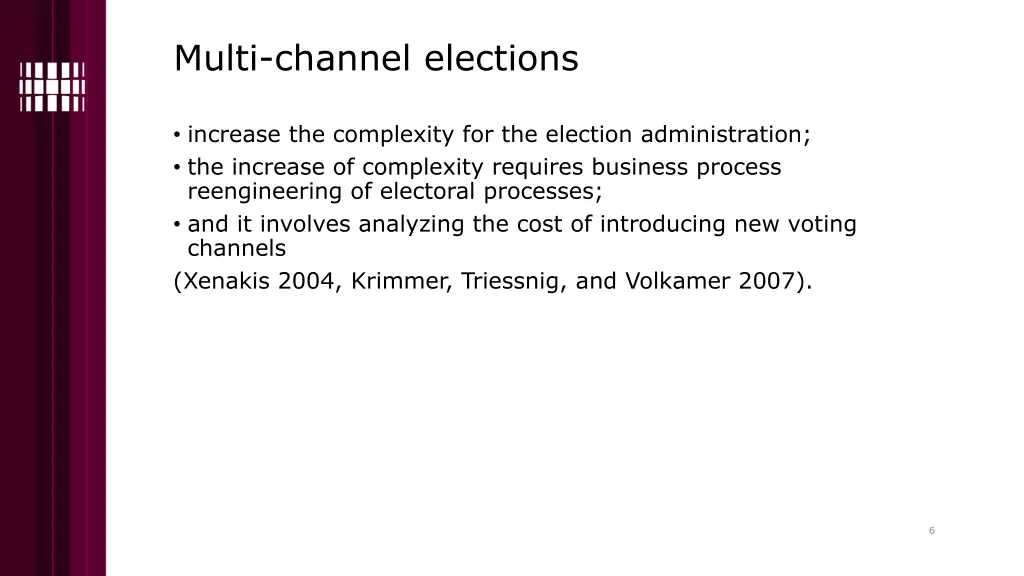 multi channel elections 1