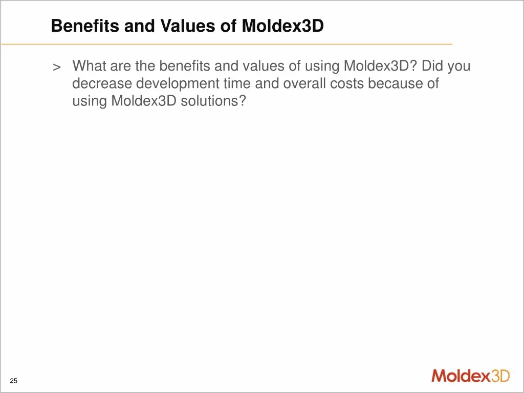 benefits and values of moldex3d