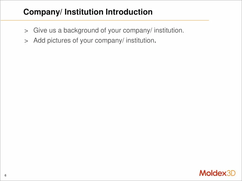 company institution introduction