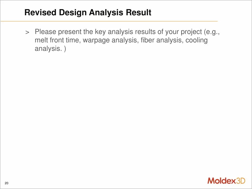 revised design analysis result