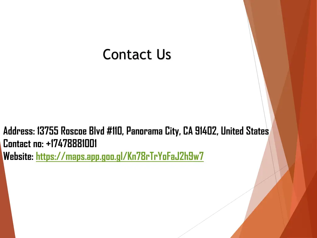 contact us