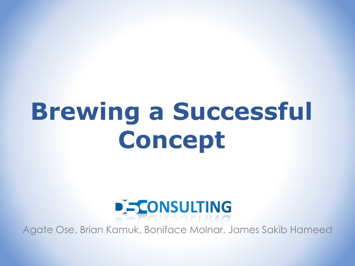 brewing a successful concept