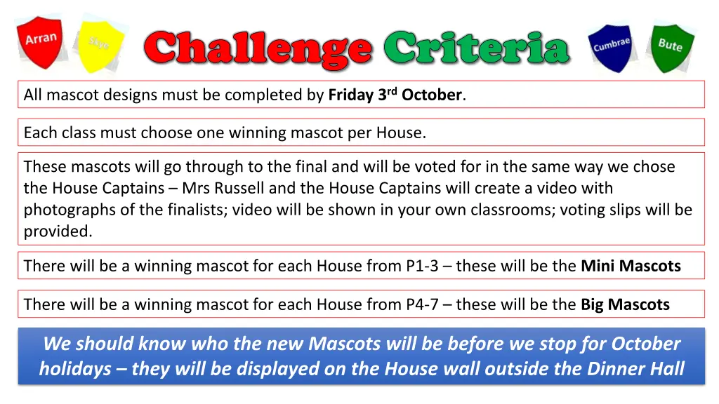 challenge challenge criteria 1