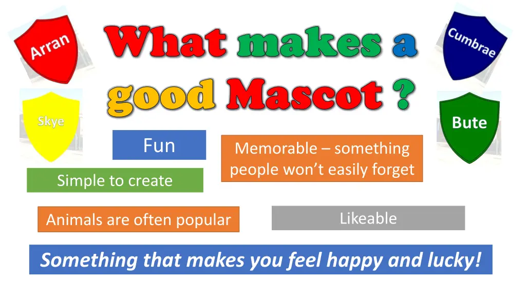 what what makes makes a a g good ood mascot mascot