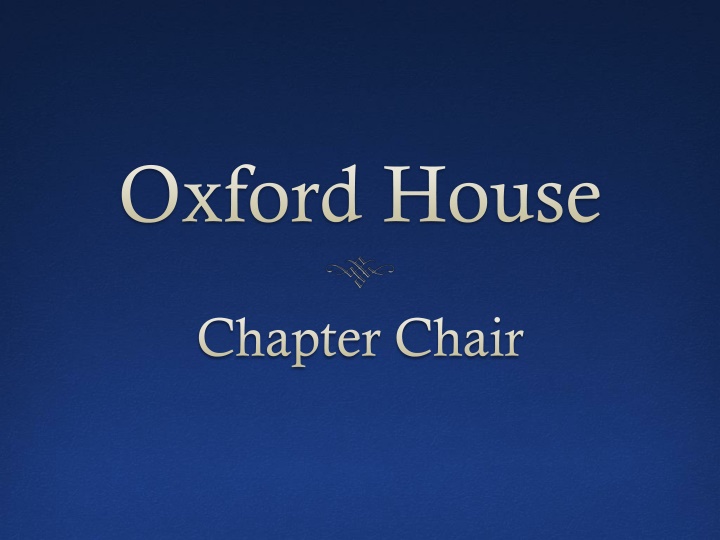 oxford house