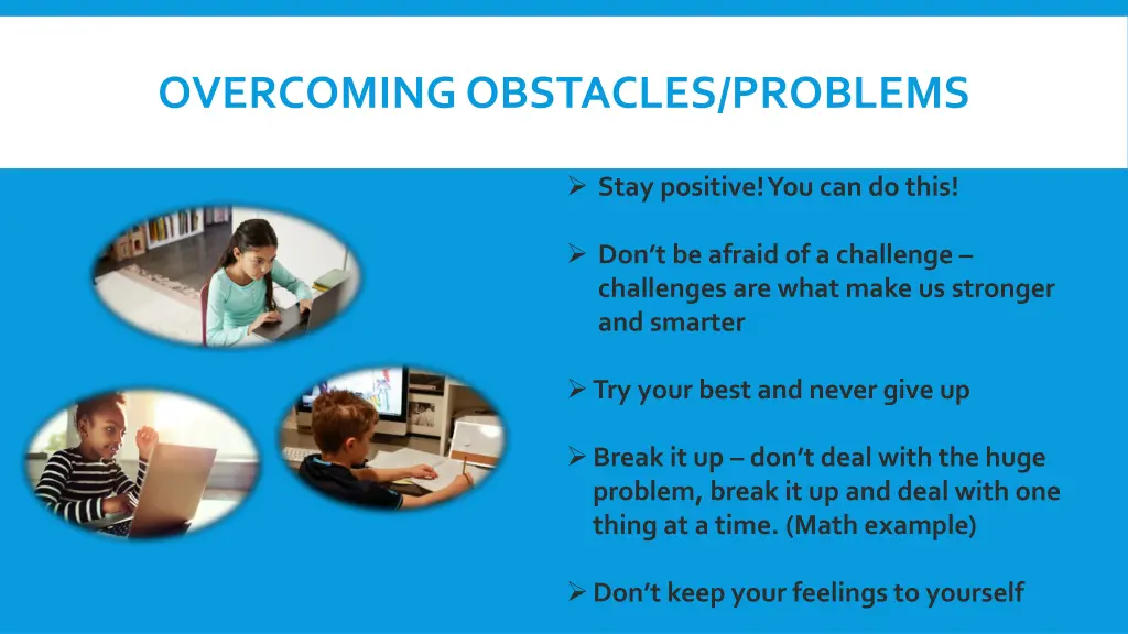 overcoming obstacles problems