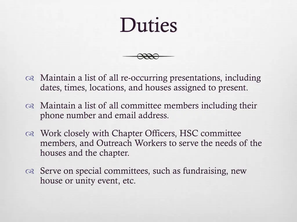 duties 1