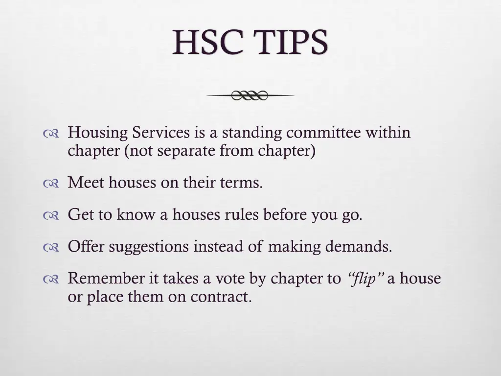 hsc tips