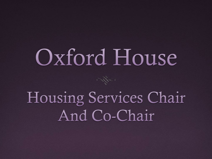 oxford house